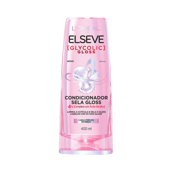 CONDICIONADOR ELSEVE GLYCOLIC GLOSS 400ML