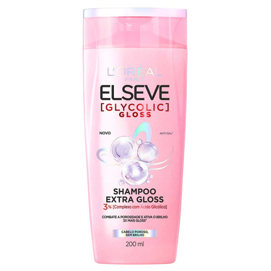 SHAMPOO ELSEVE GLYCOLIC GLOSS 200ML