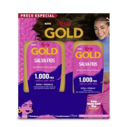 KIT NIELY GOLD SHAMPOO 275ML + CONDICIONADOR 175ML ANTIQUEBRA