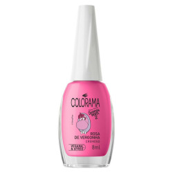 ESMALTE COLORAMA ROSA VERGONHA DIVERTIDAMENTE 8ML