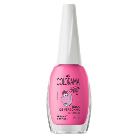 ESMALTE COLORAMA ROSA VERGONHA DIVERTIDAMENTE 8ML