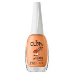 ESMALTE COLORAMA LARANJA NERVOSO DIVERTIDAMENTE 8ML