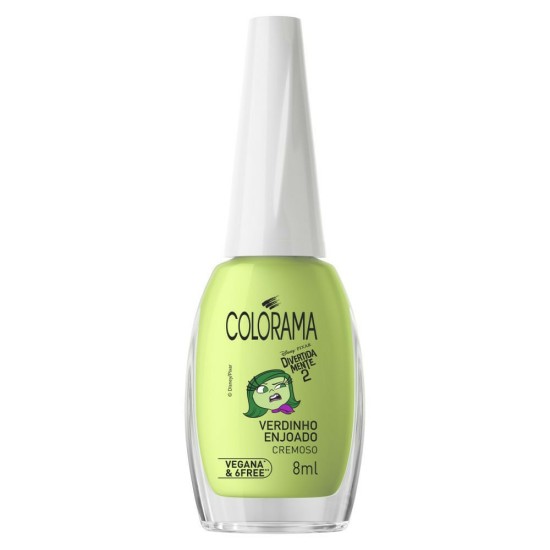 ESMALTE COLORAMA VERDINHO ENJOADO DIVERTIDAMENTE 8ML