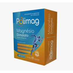 POLIMAG MAGNESIO DIMALATO COM 60 CAPSULAS