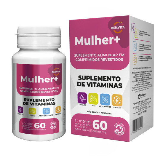 BEMVITA MULHER COM 60 COMPRIMIDOS