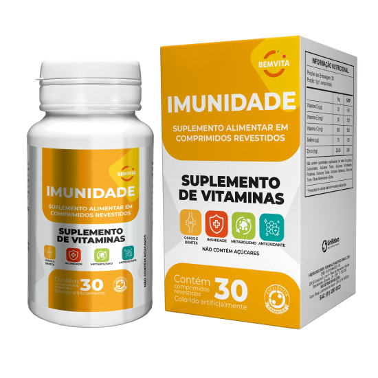 BEMVITA IMUNIDADE COM 30 COMPRIMIDOS