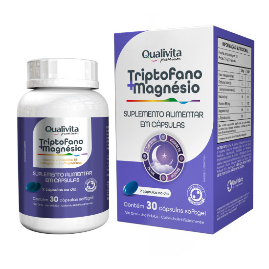 QUALIVITA TRIPTOFANO+MAGNESIO COM 30 CAPS