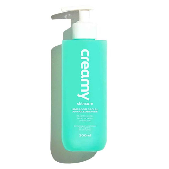 LIMPADOR FACIAL ANTIOLEOSIDADE CREAMY SKINCARE 300ML
