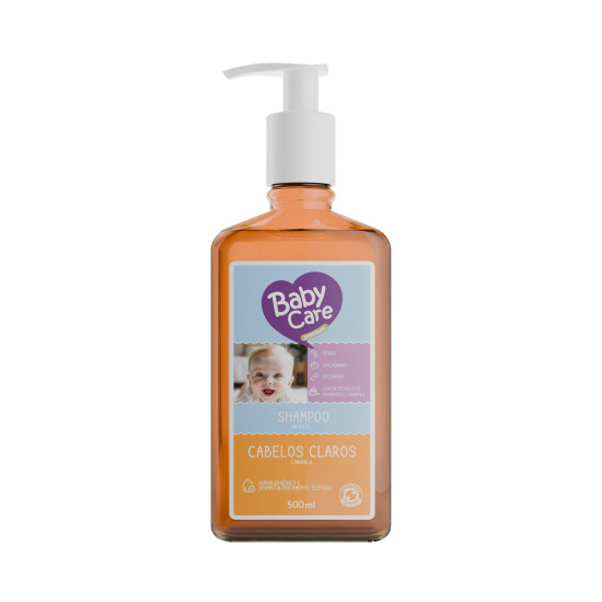 SHAMPOO INFANTIL BABY CARE CABELOS CLAROS 500ML