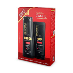 KIT BIO EXTRATUS FORCA COM PIMENTA SHAMPOO 350ML+ CONDICIONADOR 200ML