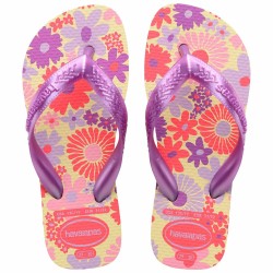 CHINELO HAVAIANA KIDS FLORES BUTTERCREAM 31