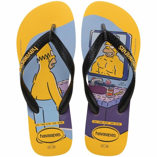 CHINELO HAVAIANA SIMPSONS AMAR POP TAM 39