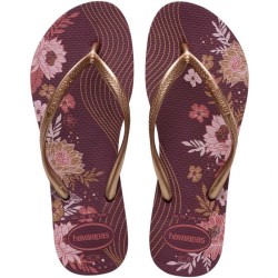 CHINELO HAVAIANA SLIM ORGANIC BEGE/DOURADO 35