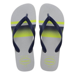 CHINELO HAVAIANAS TOP BASIC CINZA/MARINHO TAMANHO 43/44