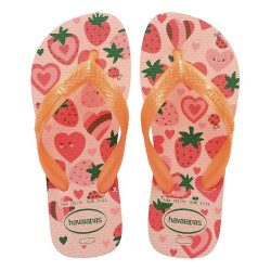 CHINELO HAVAIANAS KIDS FLORES ROSA/CONFETE TAMANHO 33/34