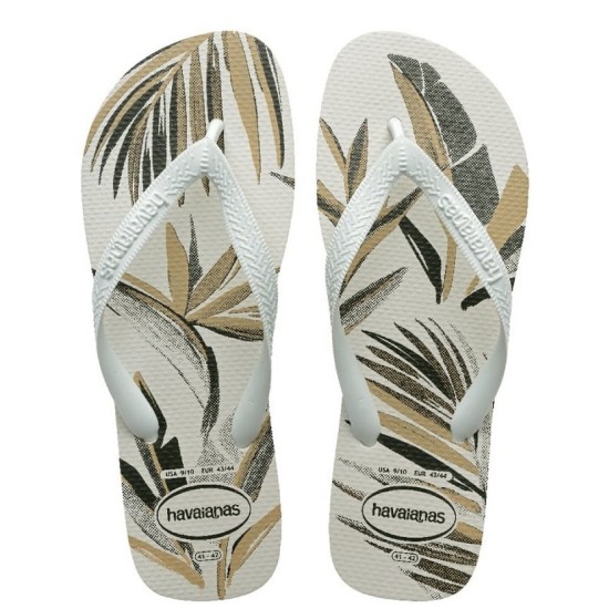 CHINELO HAVAIANA ALOHA BRANCO/VERDE 37