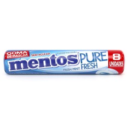 MENTOS PURE FRESH MINT 16G C/8 UND