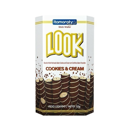 WAFER BISC LOOK COOKIES E CREAM 55G