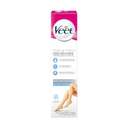 CREME DEPILATORIO CORPORAL VEET PURE E FRESHPARA PELE DELICADA 200ML