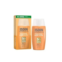 PROTETOR SOLAR FACIAL ISDIN FOTOPROT FUSION WATER MAGIC GLOW FPS30 50ML