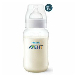 MAMADEIRA AVENT ANTI COLIC TRANSPARENTE 330ML SCY106/01