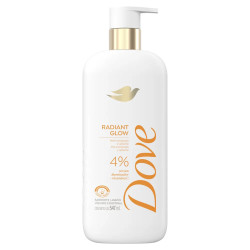 SABONETE LIQUIDO DOVE RADIANT GLOW 4% ILU + VIT C COM 547 ML