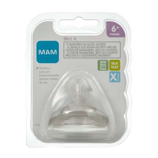 BICO DE MAMADEIRA MAM X FLUXO SUPER RAPIDO