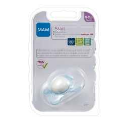 CHUPETA START MAM 0-2 MESES AZUL