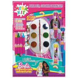 MEGA KIT BARBIE LER/COLORIR/BRINCAR