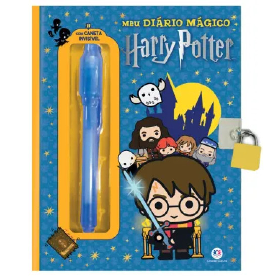 DIARIO MAGICO HARRY POTTER COM CANETA INVISIVEL