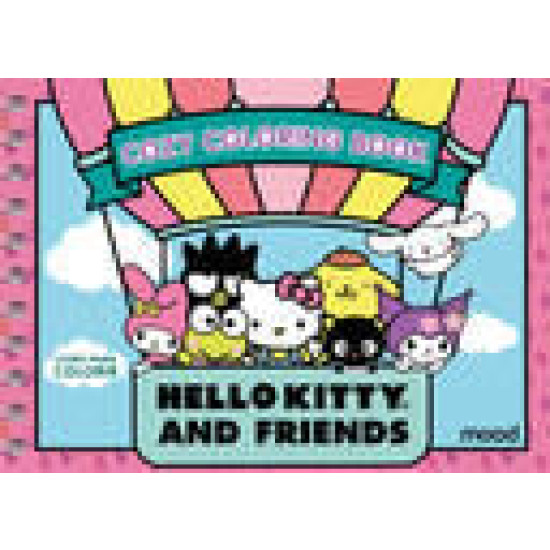 LIVRO HELLO KITTY AND FRIENDS COZY COLORING BOOK
