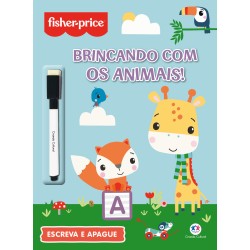 LIVRO FISHER PRICE BRINCANDO COM ANIMAIS